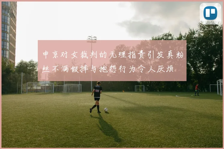 申京对女裁判的无理指责引发真粉丝不满假摔与抱怨行为令人厌烦